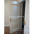 CE certificated hinge swing interior white double wood door